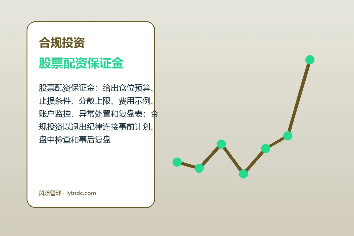 合规投资费用、账户与退出规则图解